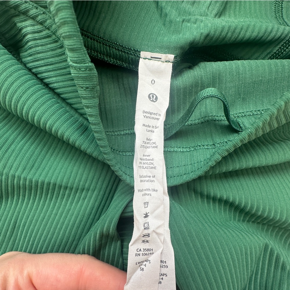 Lululemon Base Pace High-Rise Ribbed Tight 25" - Picture 4 of 4